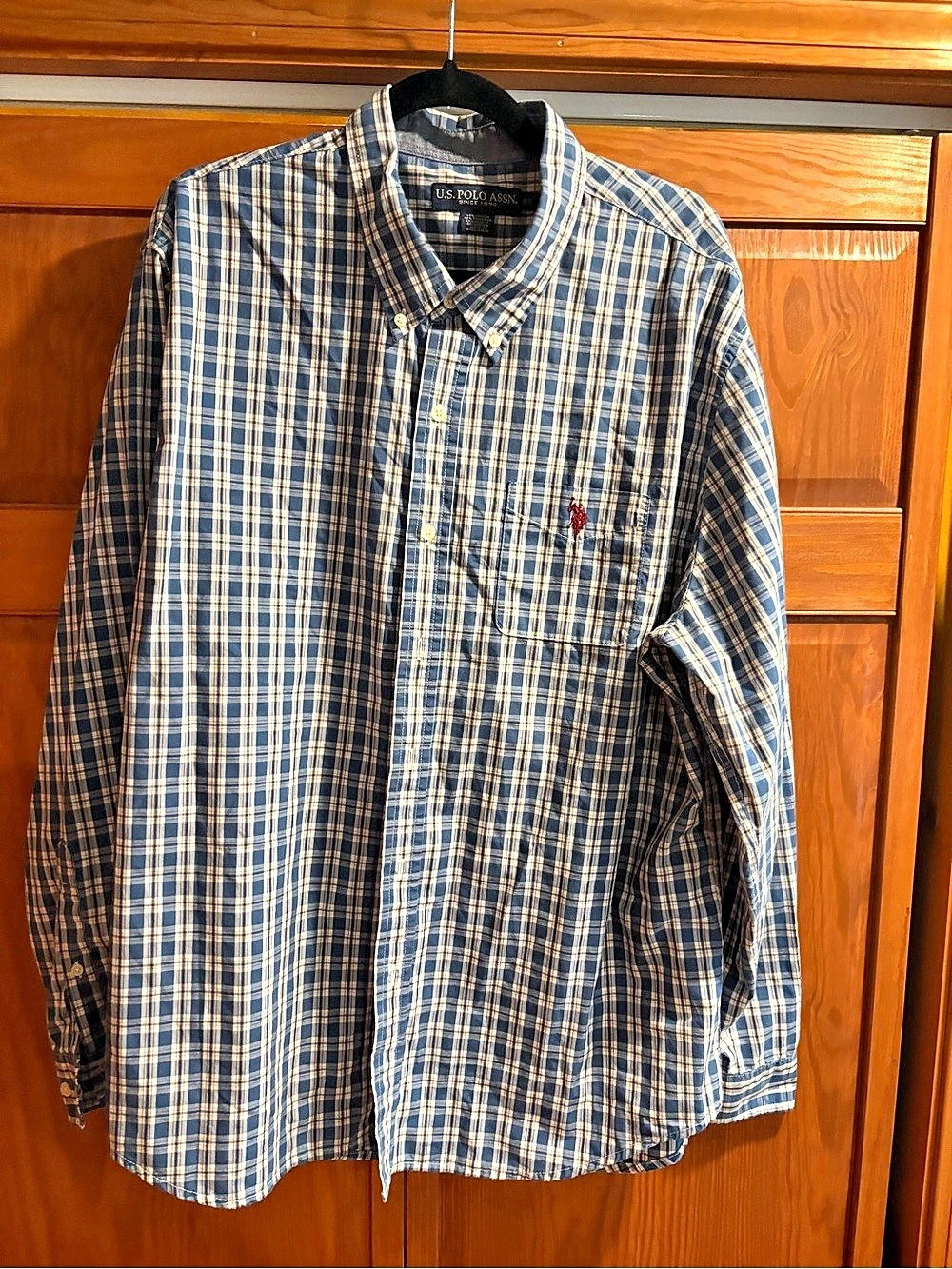 U.S. Polo Assn. Plaid Button Down Shirt Size XXL New - never worn